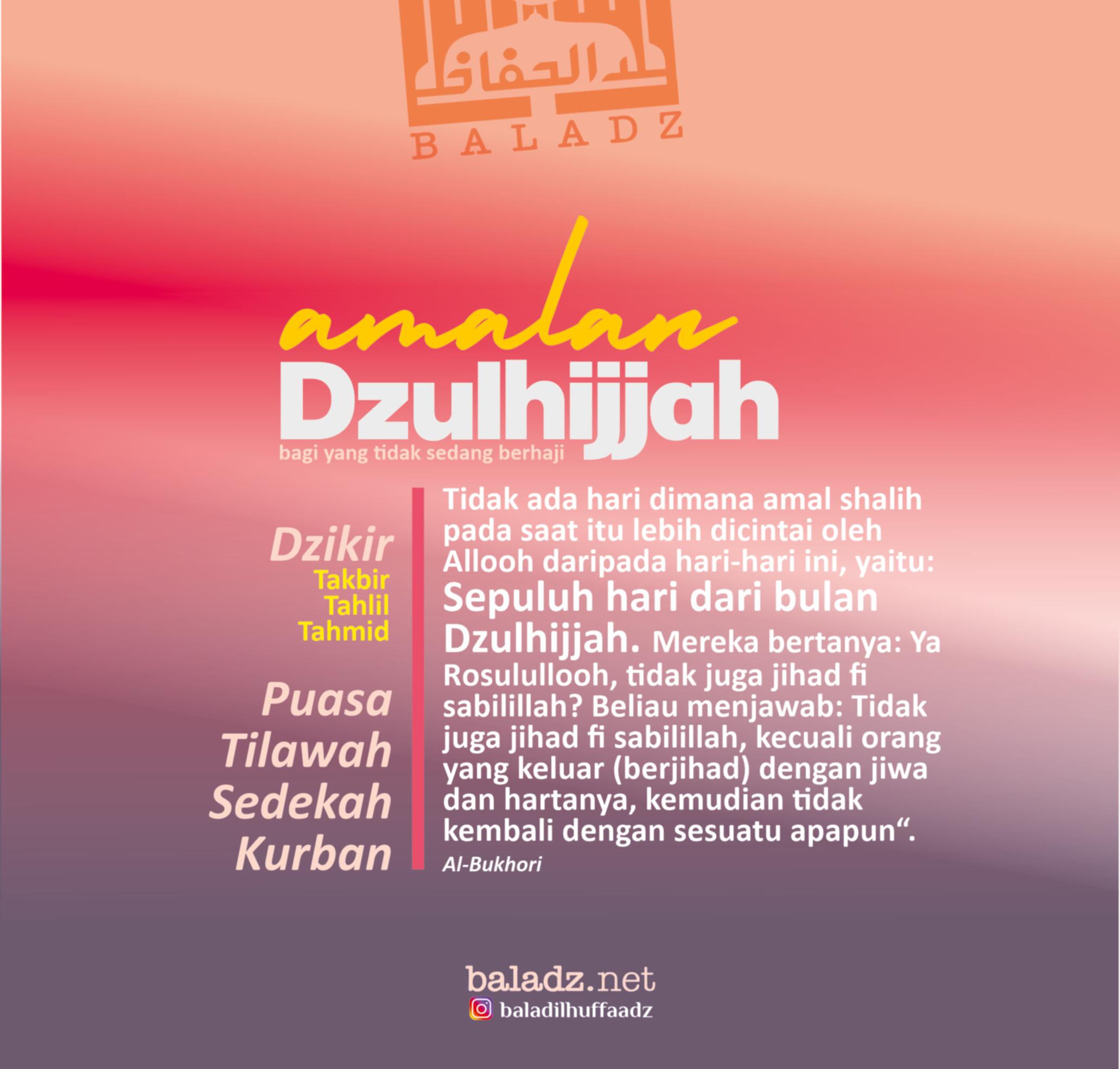 amalan-dzulhijjah amalan-dzulhijjah